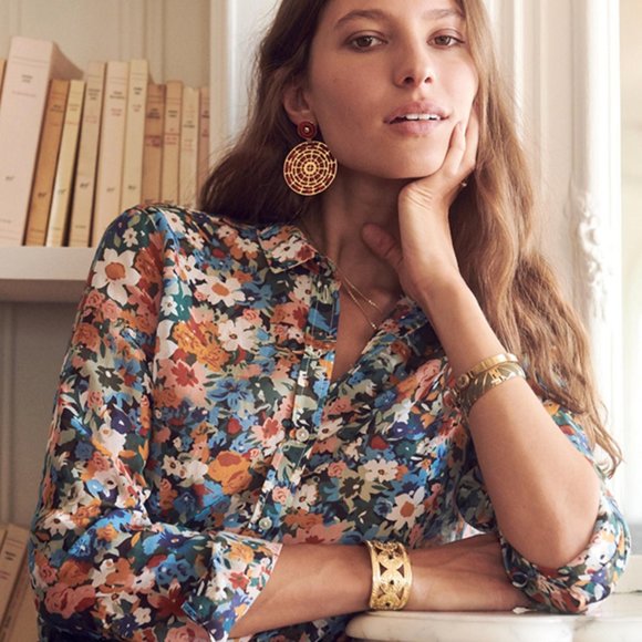 Sézane | PIERRO SHIRT | Fall Flowers - Picture 1 of 16